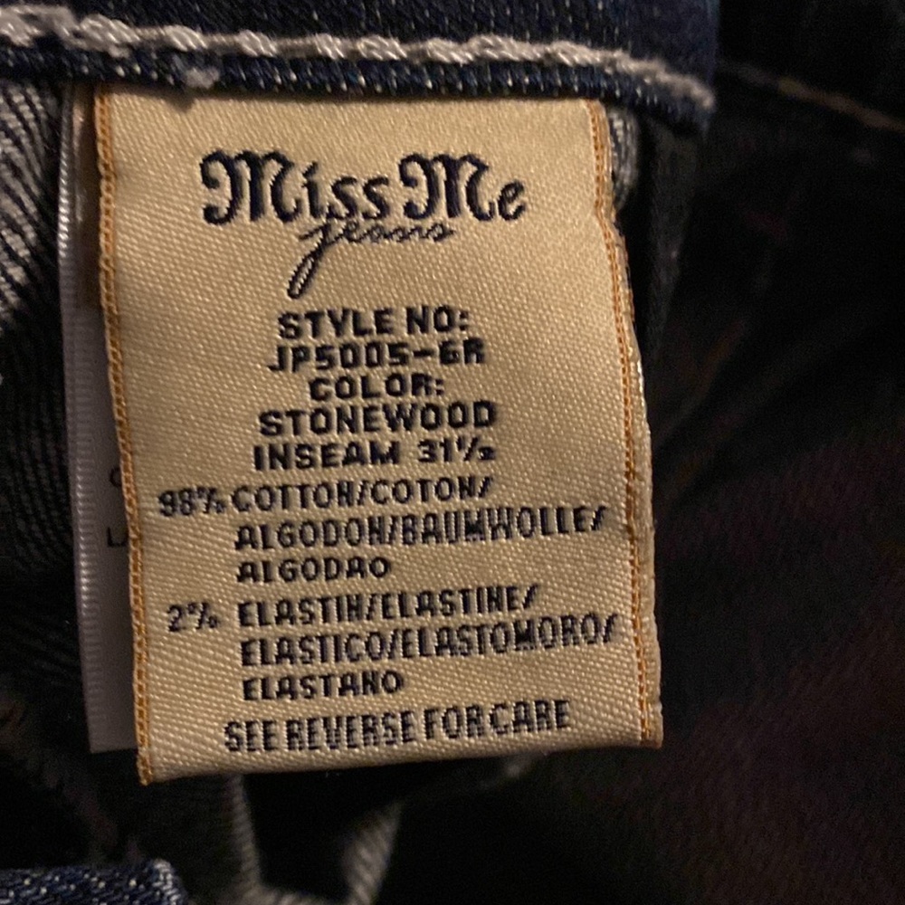 Womens Miss Me Jeans size 28 - Picture 5 of 6